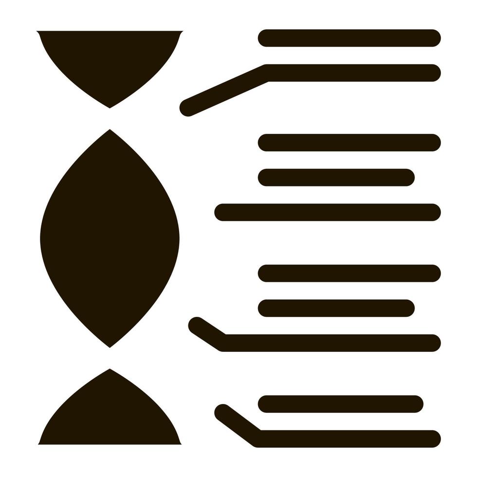 Molecule Chemical Consist Biomaterial glyph icon vector