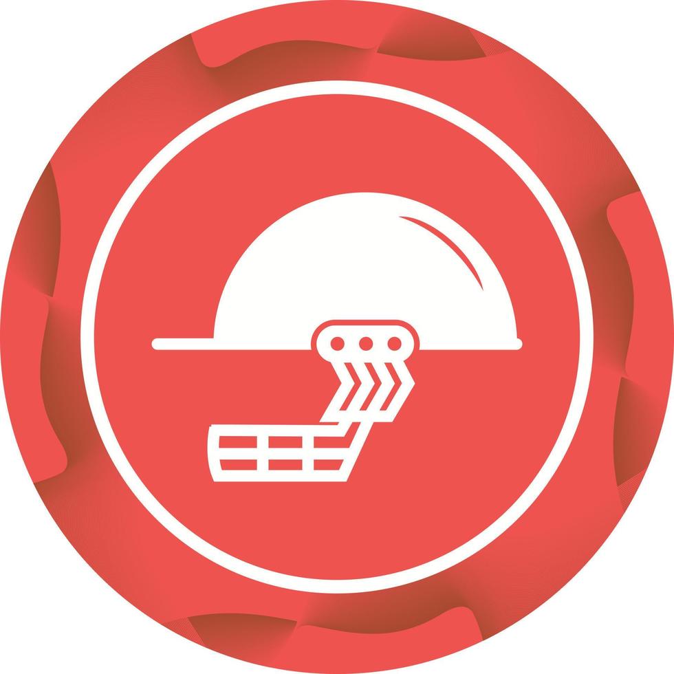 Beautiful Helmet Glyph Vector Icon