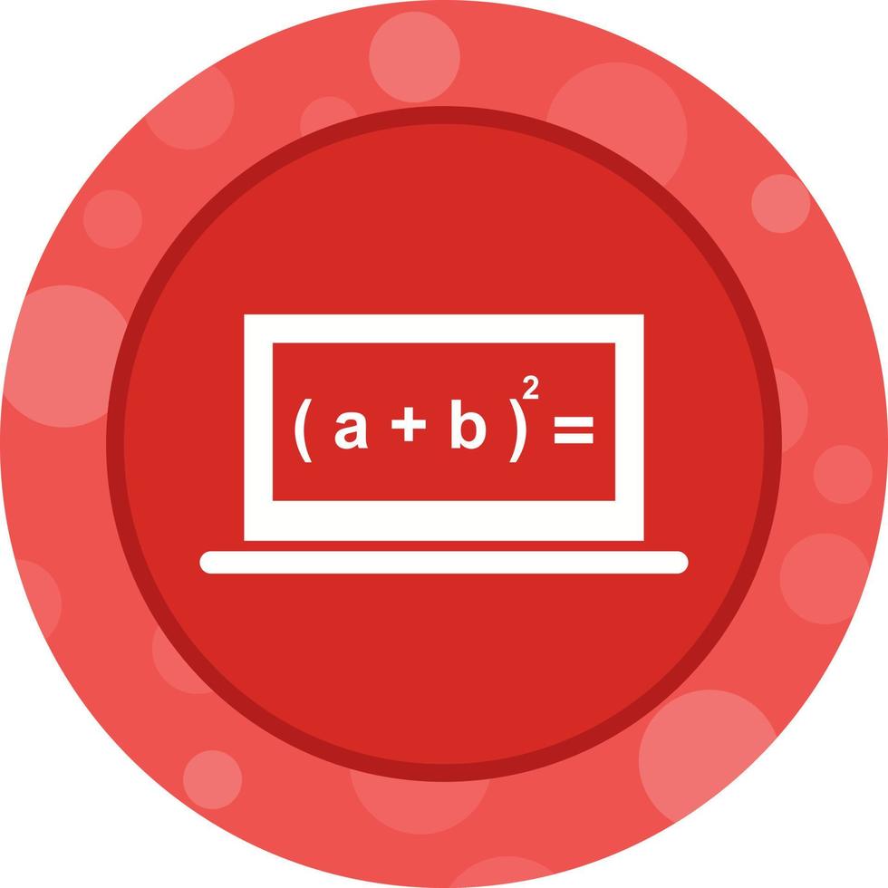 Beautiful Online Formula Glyph Vector Icon