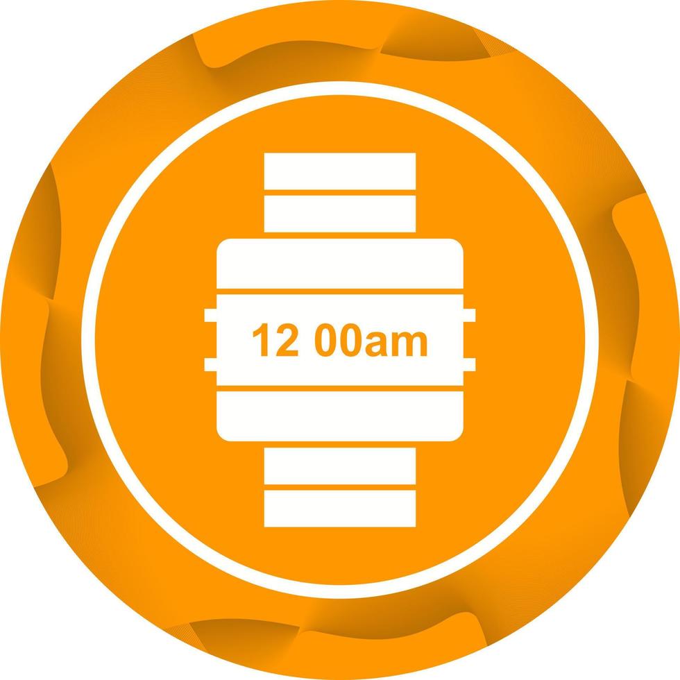 Beautiful Watch Glyph Vector Icon