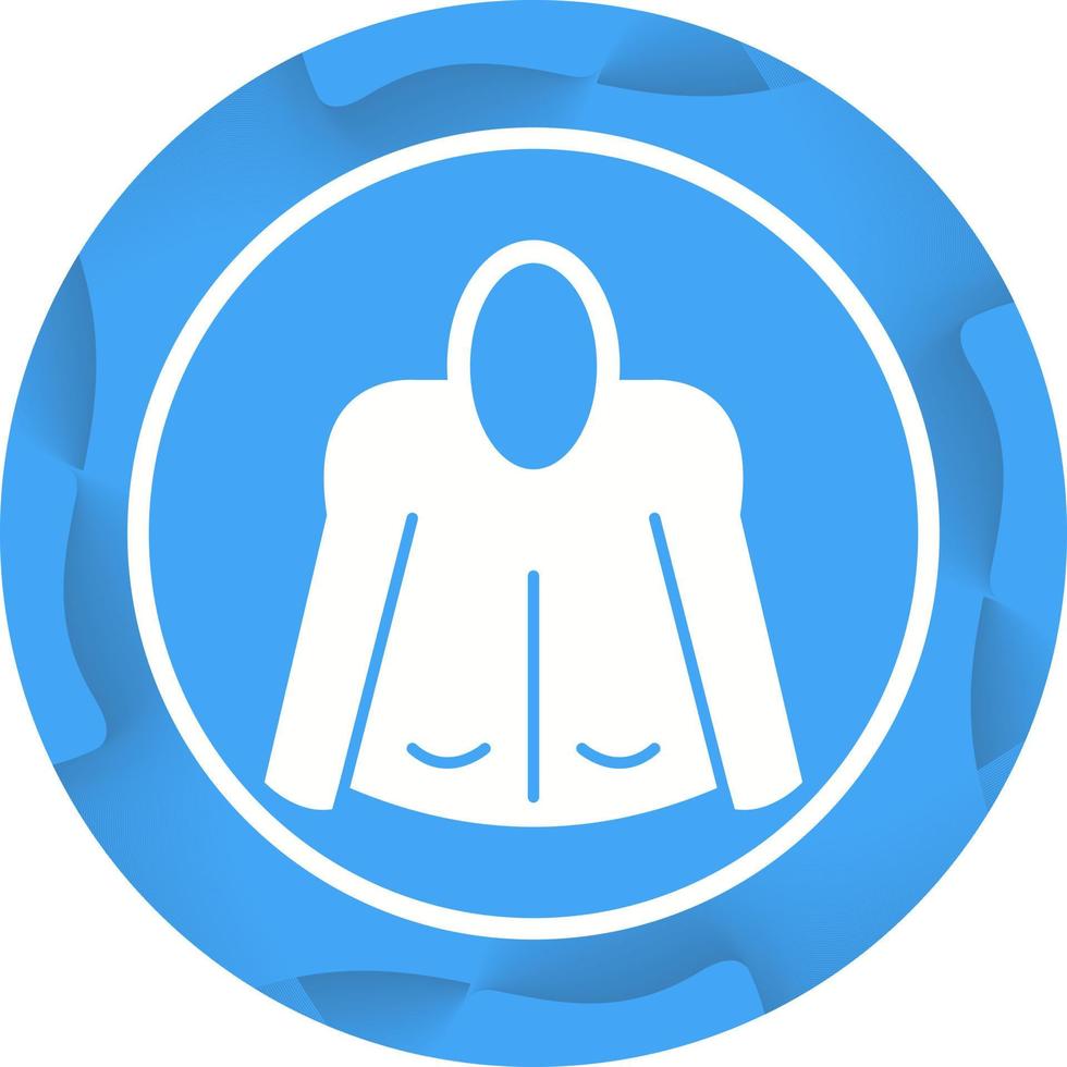 Beautiful Upper Glyph Vector Icon