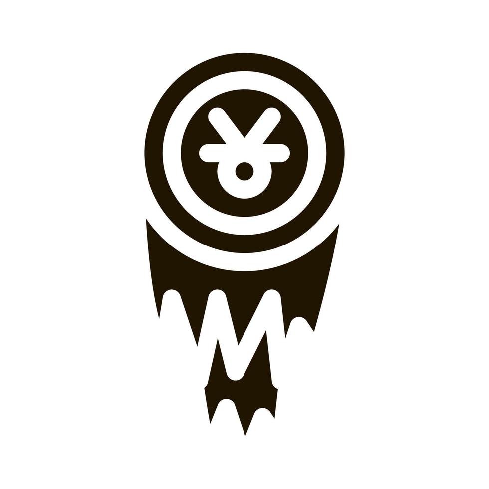 Holy Shaman Tambourine Icon Illustration vector