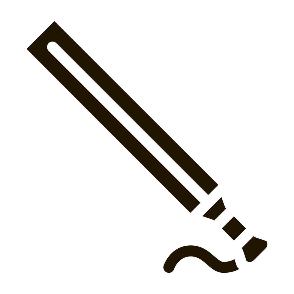 Aztec Hand Sword Icon Vector Glyph Illustration