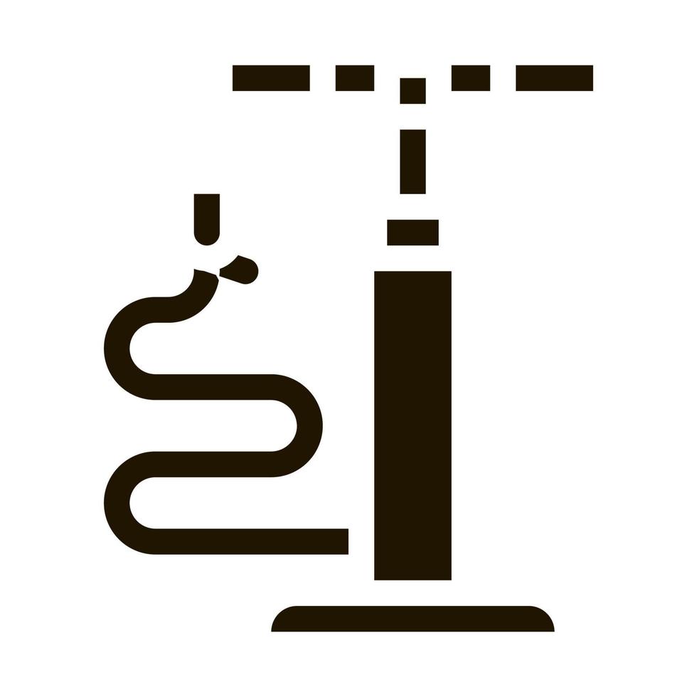 Pump for Bike Icon Vector Glyph Illustration