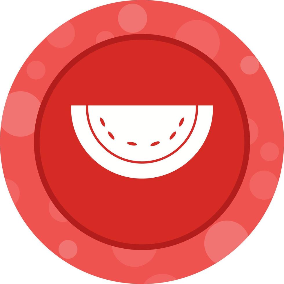 Unique Melon Vector Glyph Icon