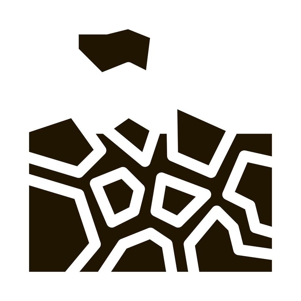 Fence Construct Icon Vector Glyph Illustration