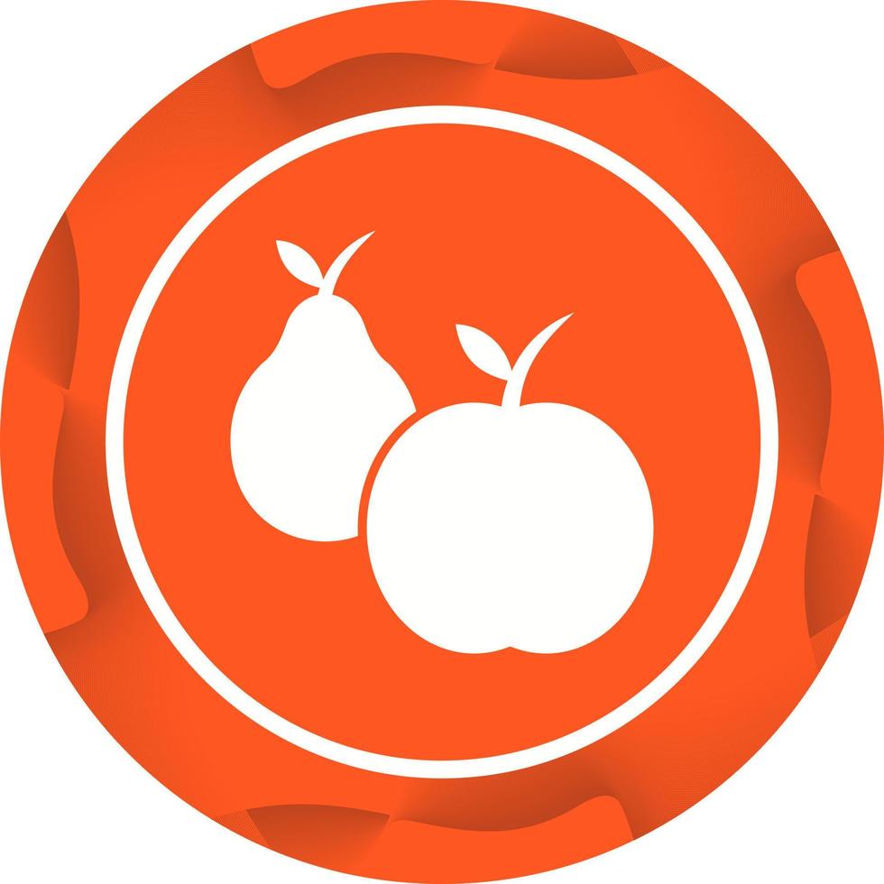 icono de vector de glifo de fruta hermosa