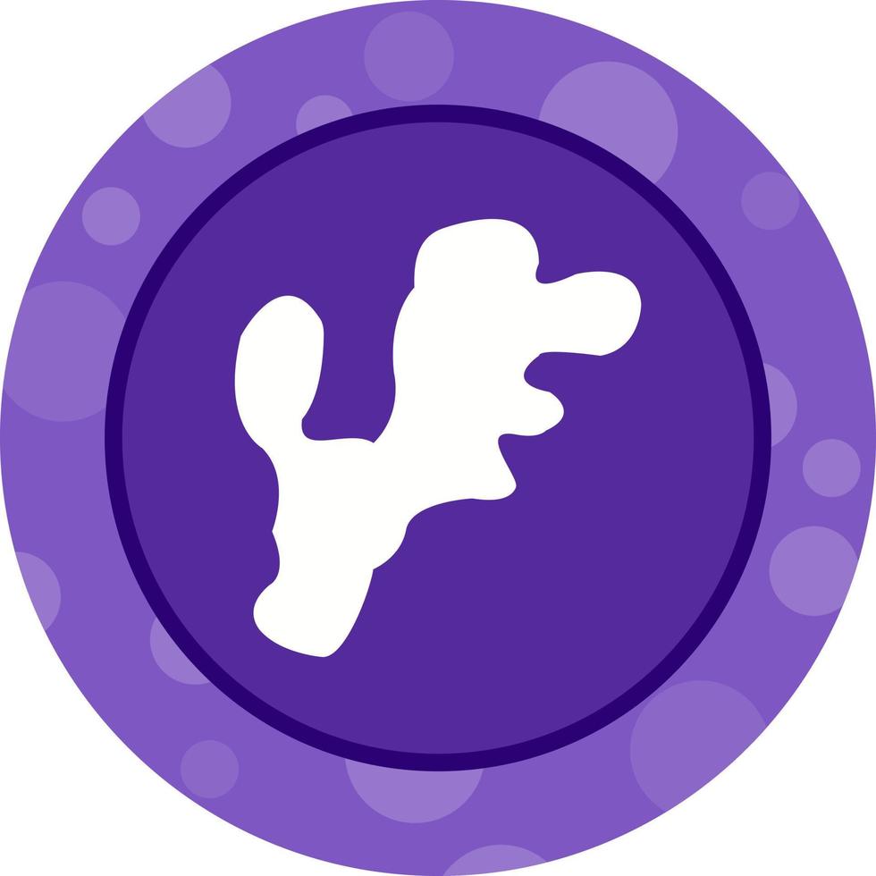 Unique Ginger Vector Glyph Icon