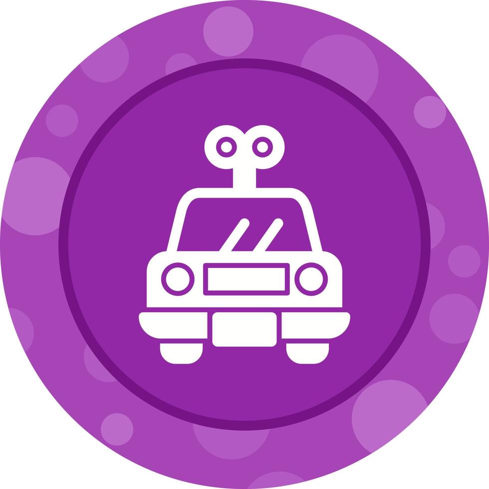 icono de vector de juguete de coche