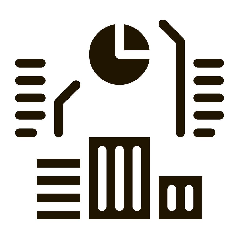 Statistician Report Spoken Icon Vector