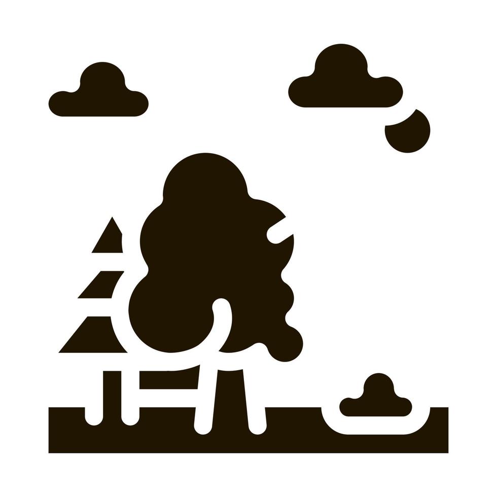 Diverse Forest Icon Vector Glyph Illustration
