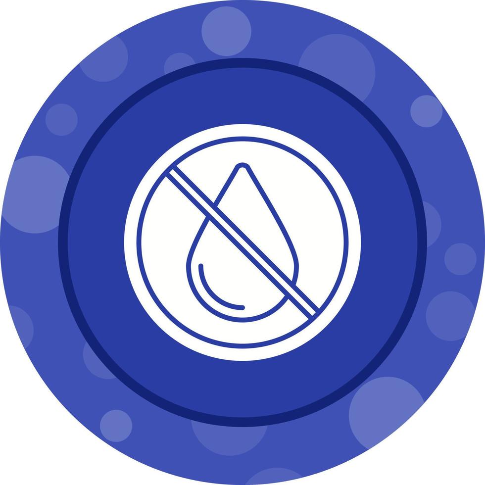 No Water Vector Icon