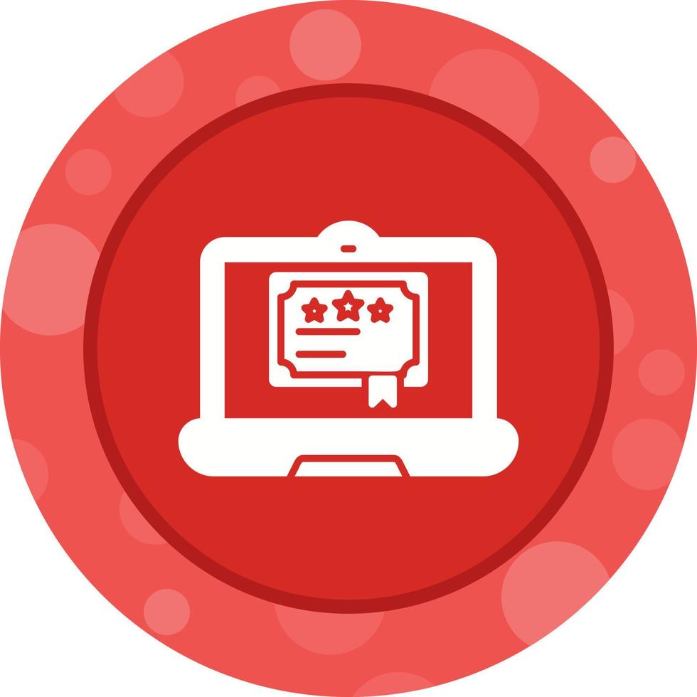 Digital Certificate Vector Icon