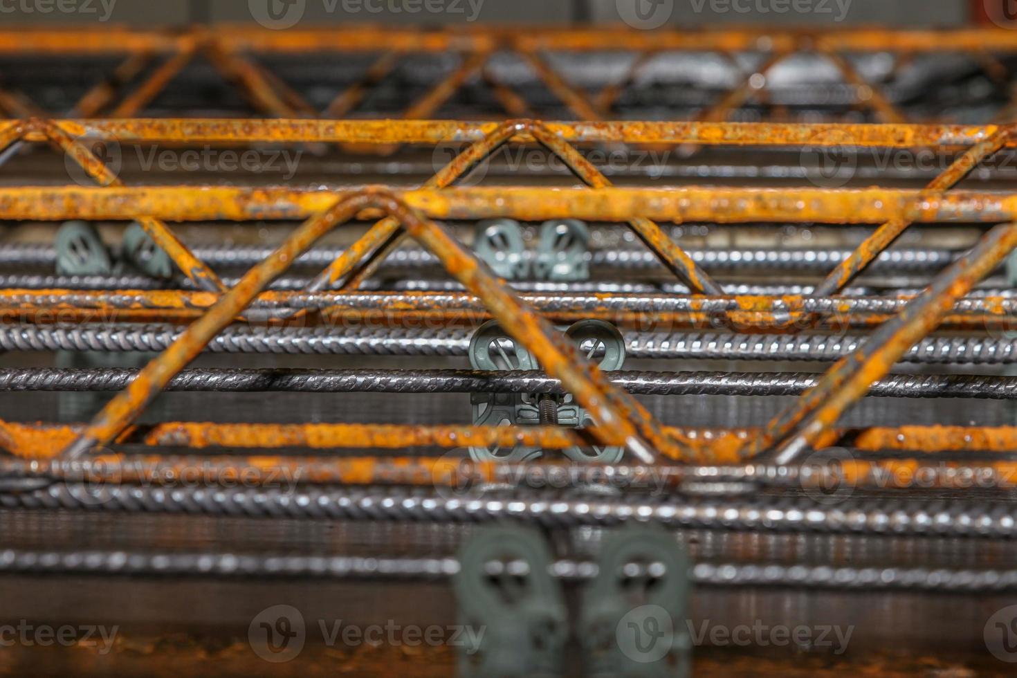 Close up picture of precast girder slab in production photo