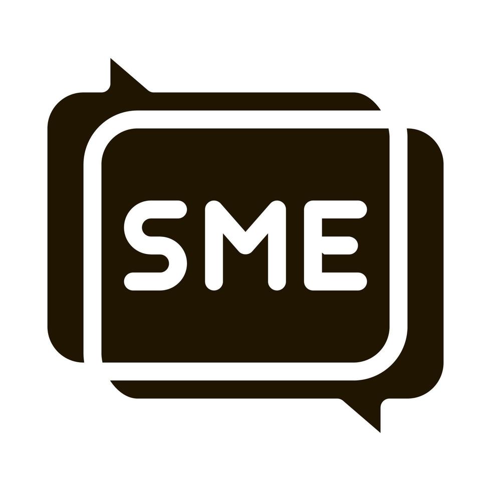 Sme In Talking Quote Frames Icon Vector