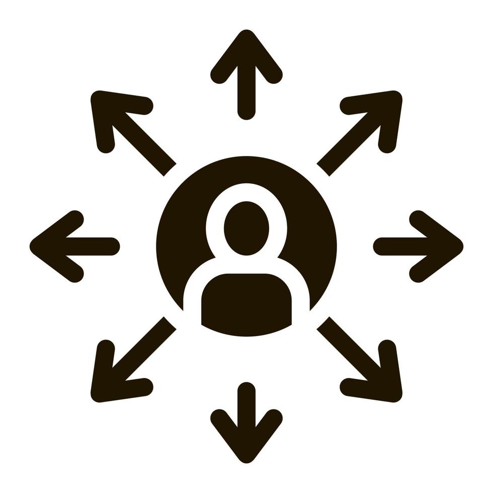 Different Areas Of Activity Icon Vector