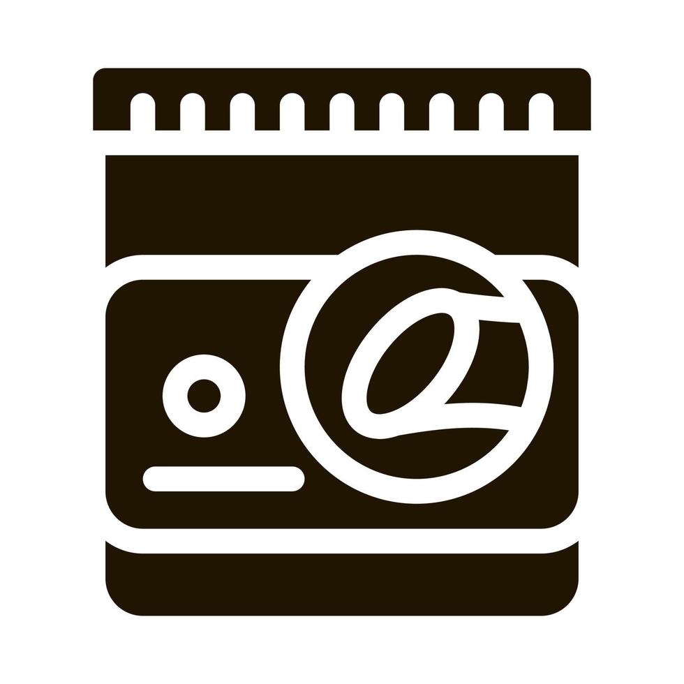 Sugar Container Icon Vector Glyph Illustration