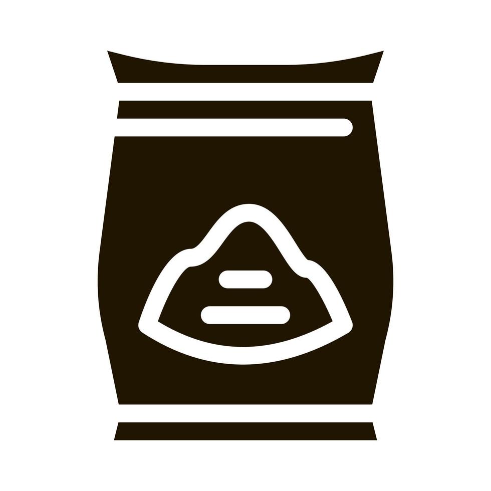 Sugar Package Icon Vector Glyph Illustration
