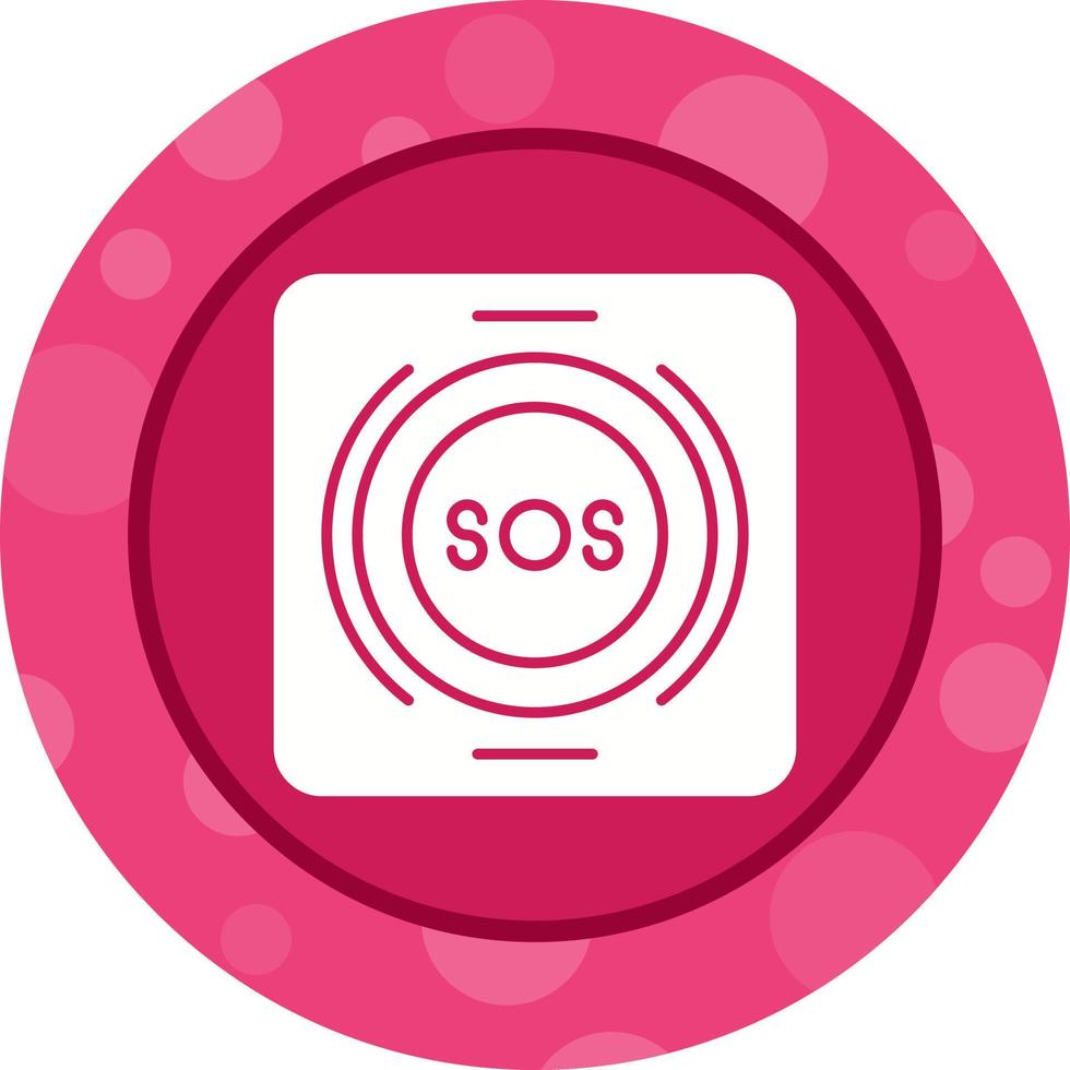 Emergency Button Vector Icon