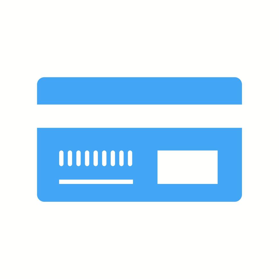 Beautiful Debit card Vector Glyph Icon