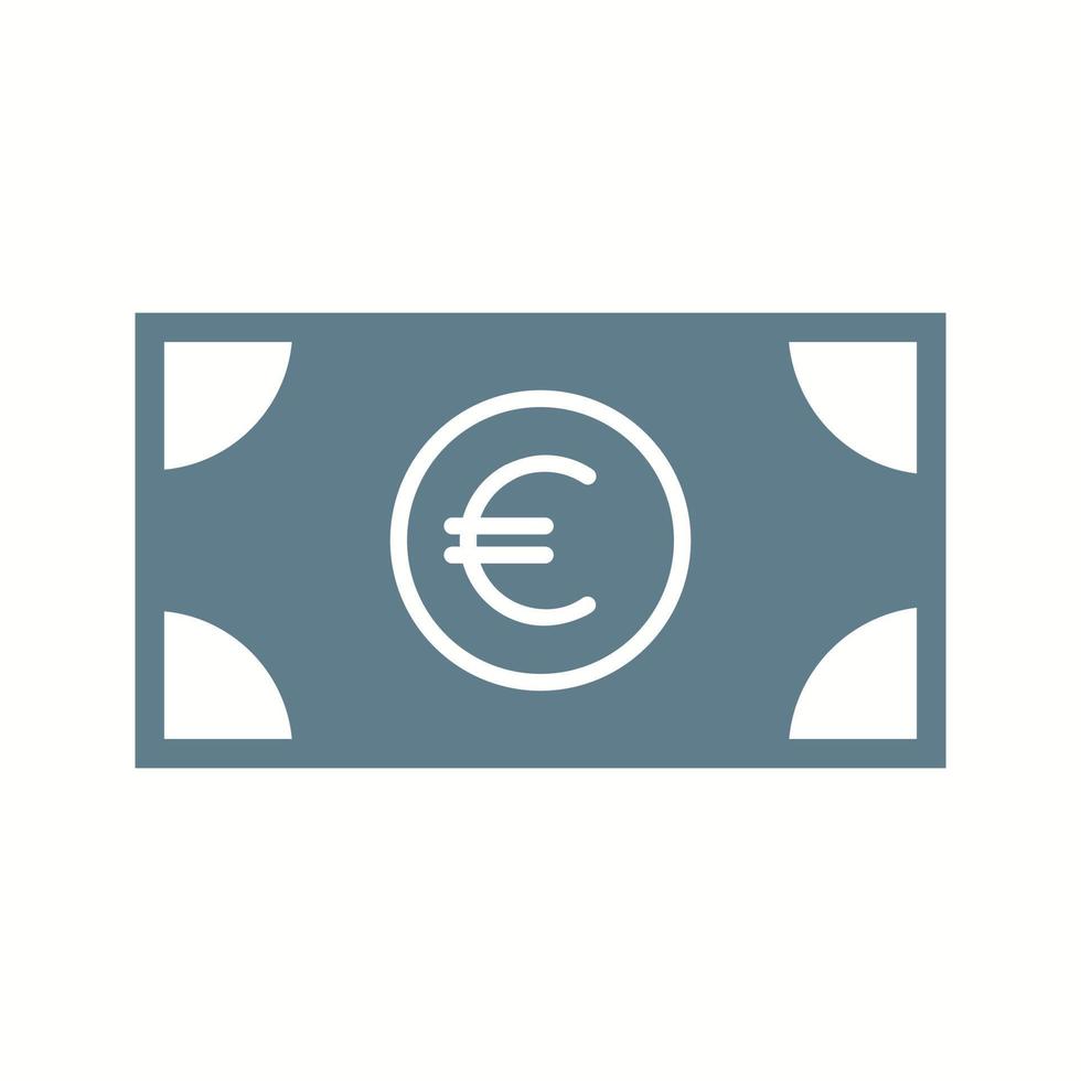 Beautiful Euro Vector Glyph Icon