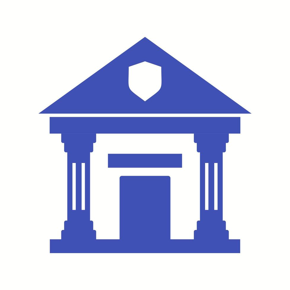Beautiful Bank Vector Glyph Icon