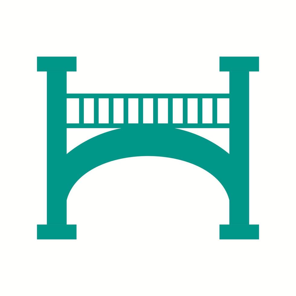 Beautiful Bridge Vector Glyph Icon