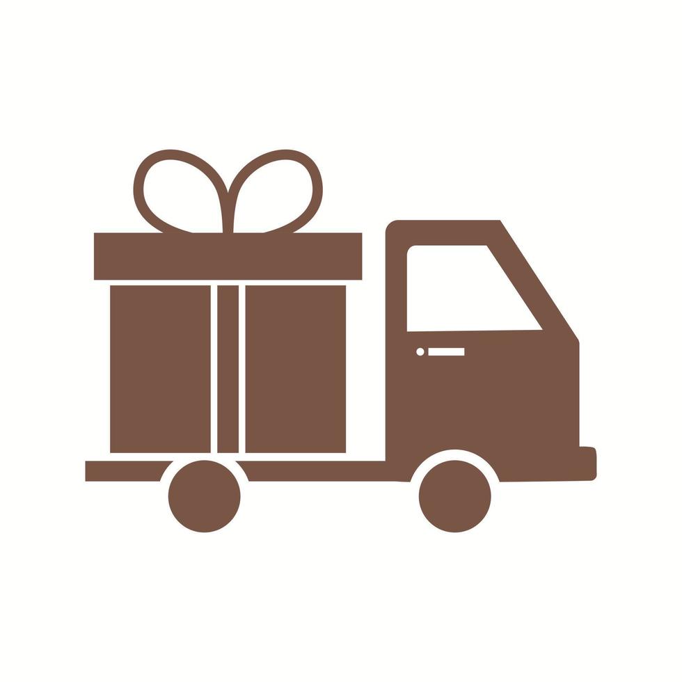 Beautiful Delivery Vector Glyph icon