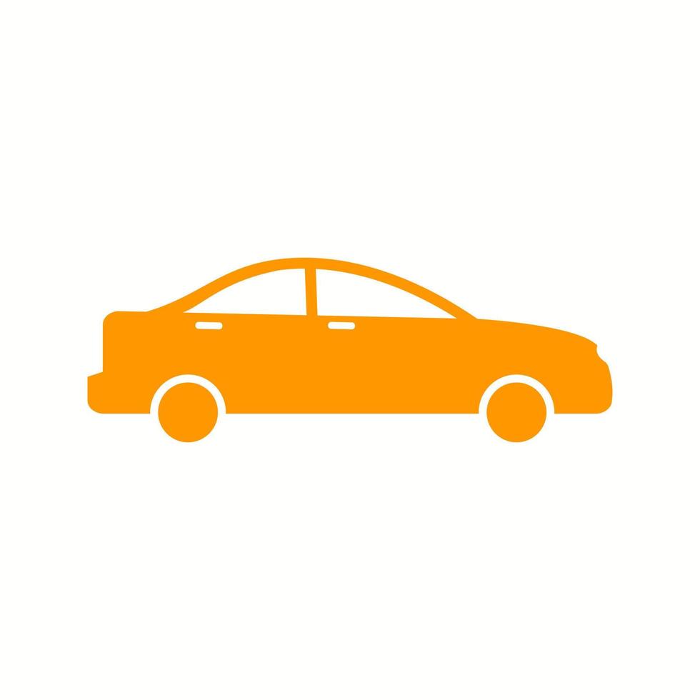 Beautiful Car Vector Glyph icon