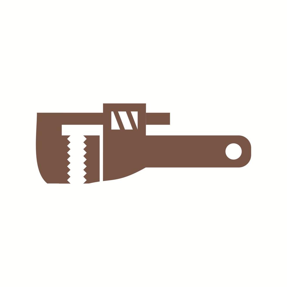 Beautiful Wrench Glyph Vector Icon