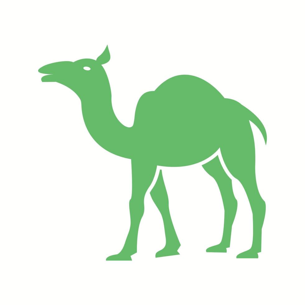 Beautiful Camel Glyph Vector Icon