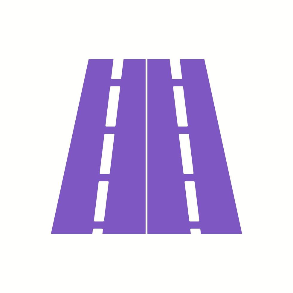 Beautiful Highway Vector Glyph icon