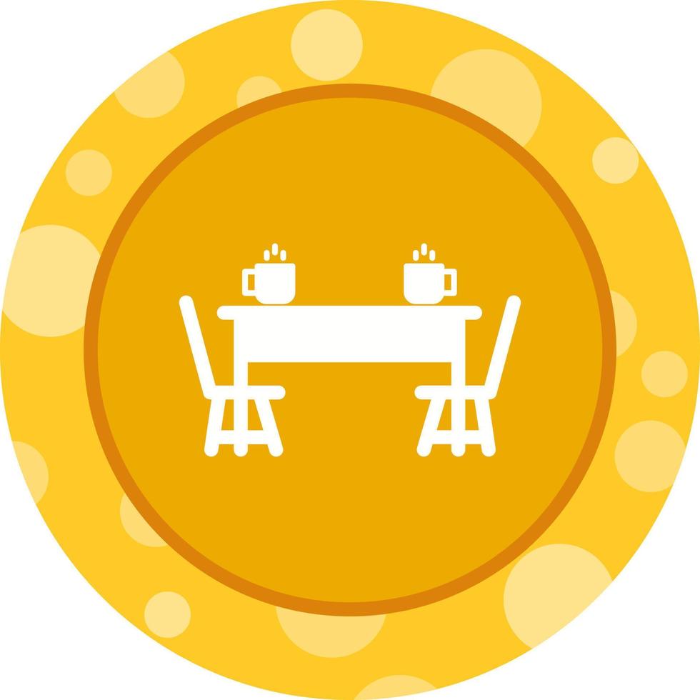 Dining Table Vector Icon