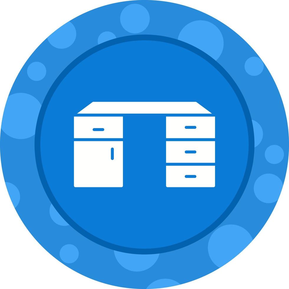 Table with Drawers Vector Icon