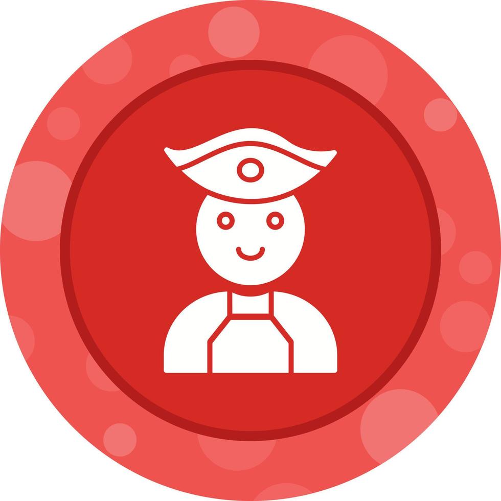 Male Pirate Vector Icon