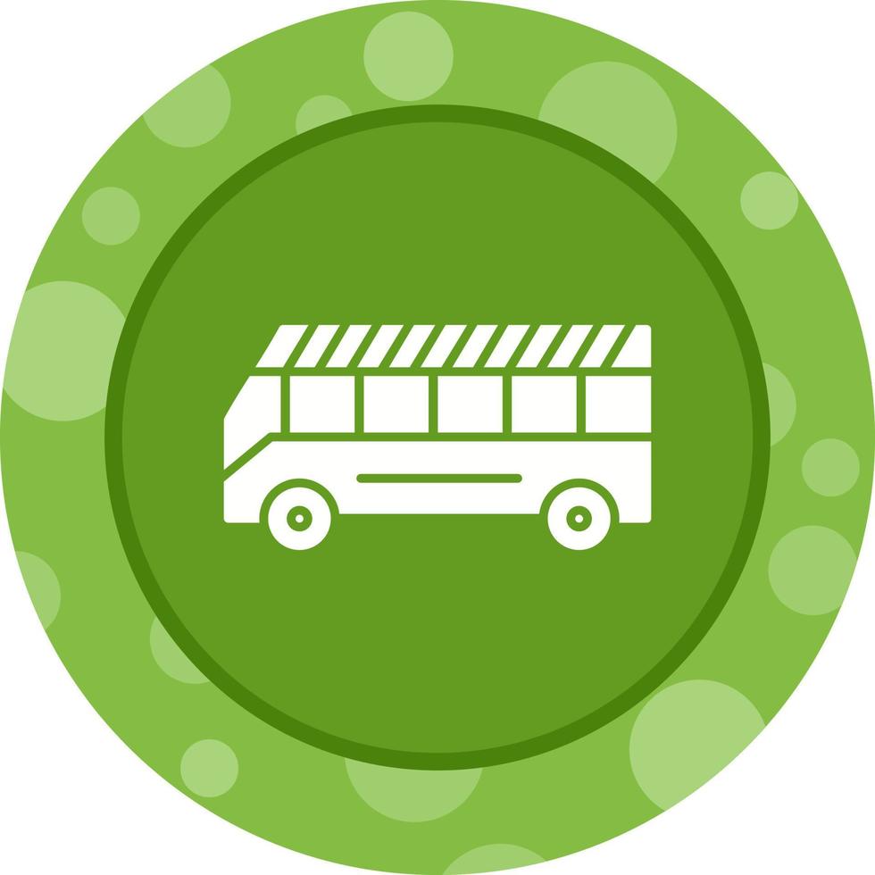 icono de vector de autobús escolar