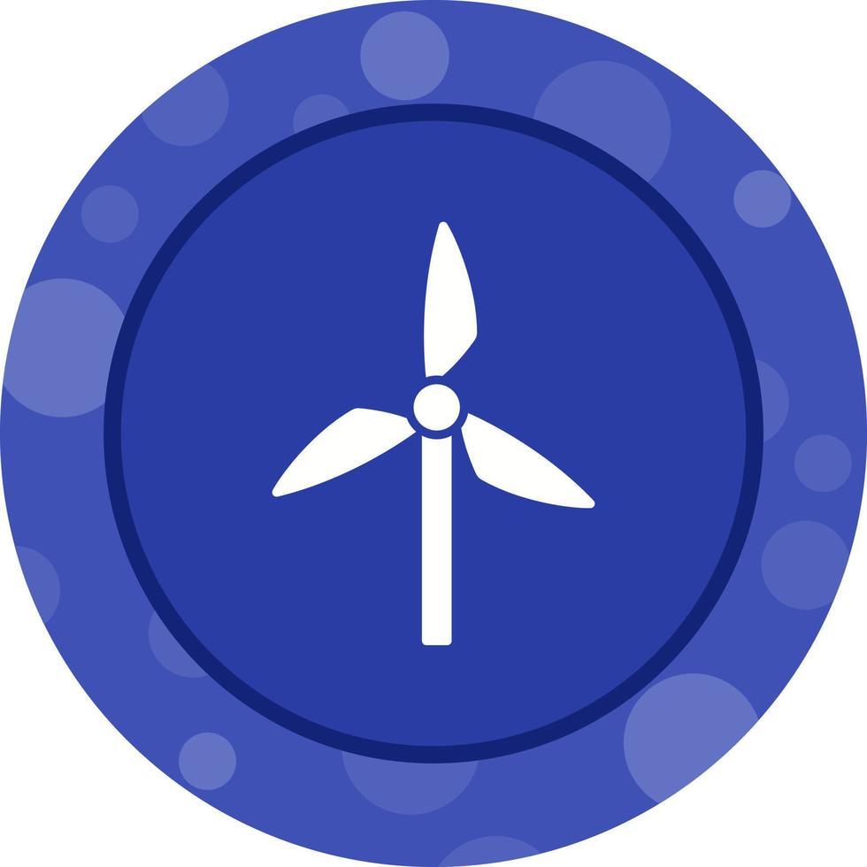 icono de vector de molino de viento