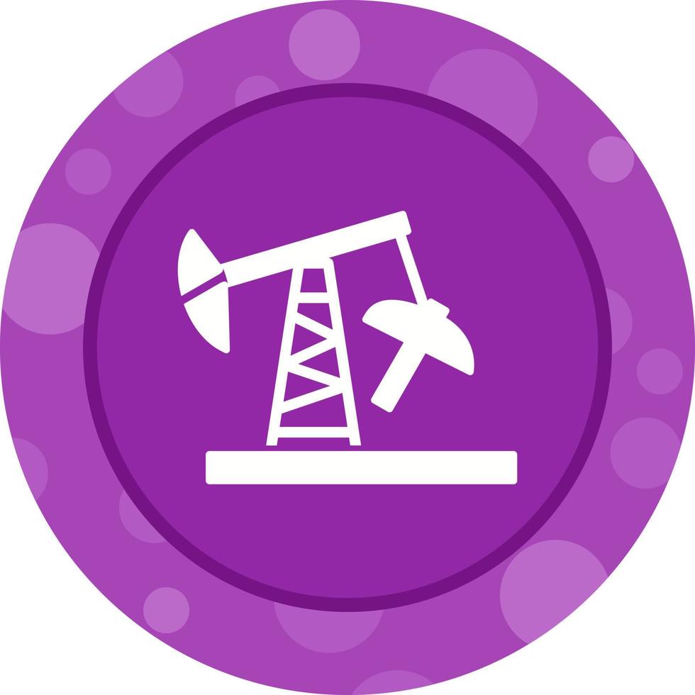 icono de vector de torre de perforación