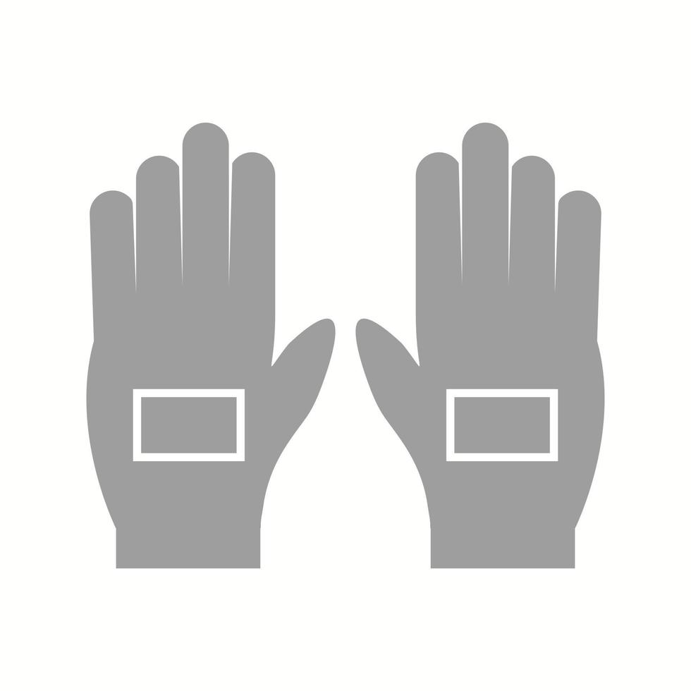 Beautiful Gloves Glyph Vector Icon