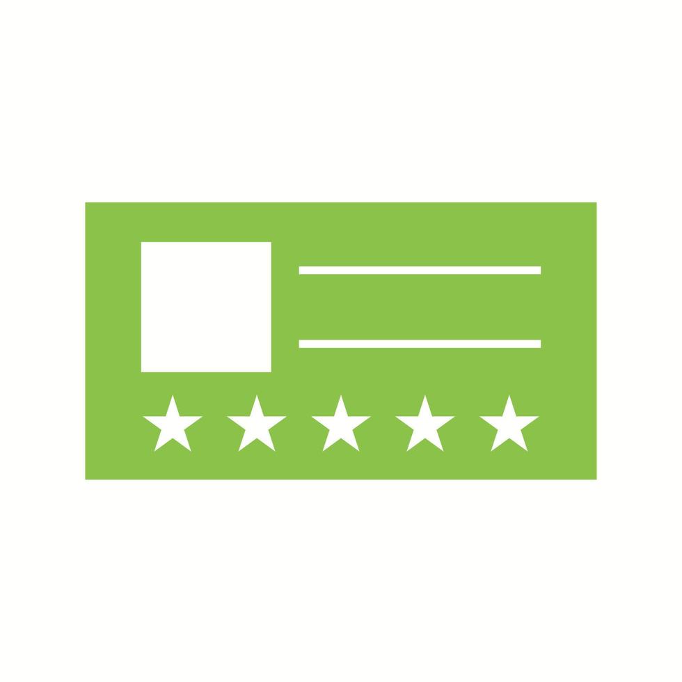 Beautiful Vip Card Glyph Vector Icon