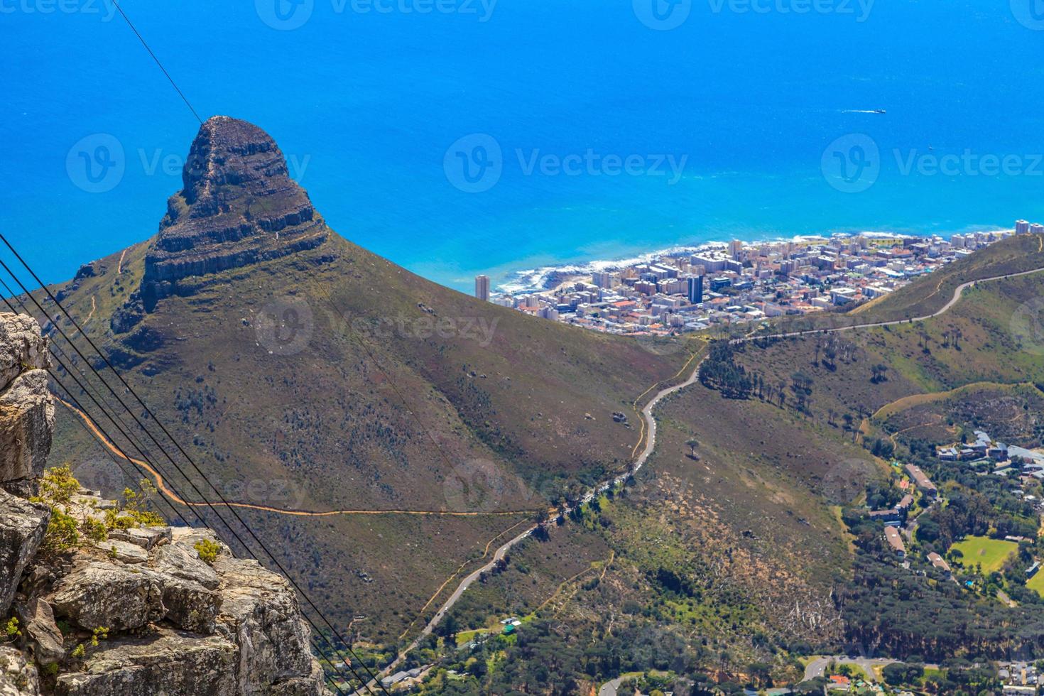 Lions Head photographed from Table Mountain photo