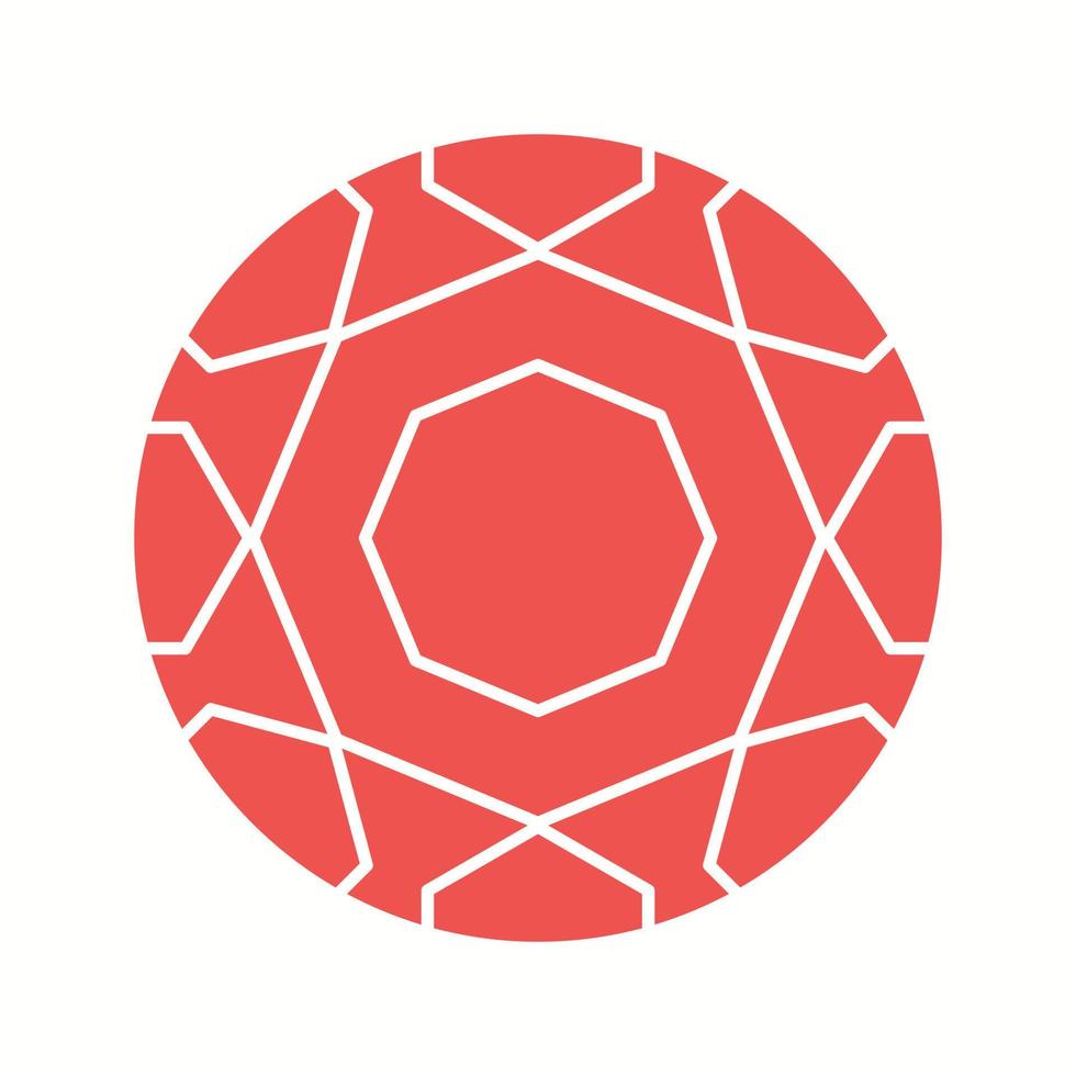 Beautiful Ball Glyph Vector Icon