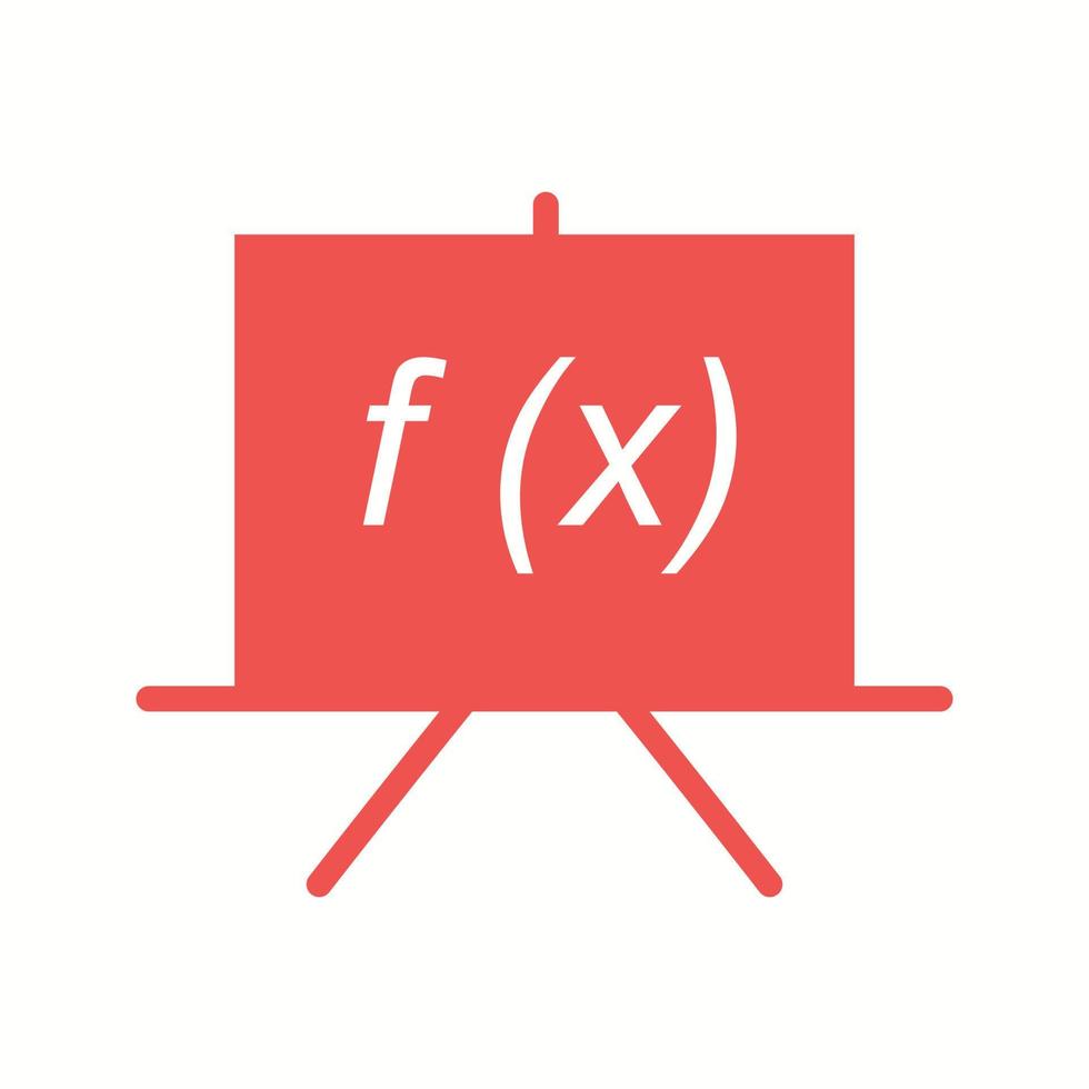Beautiful Formula Vector Glyph icon
