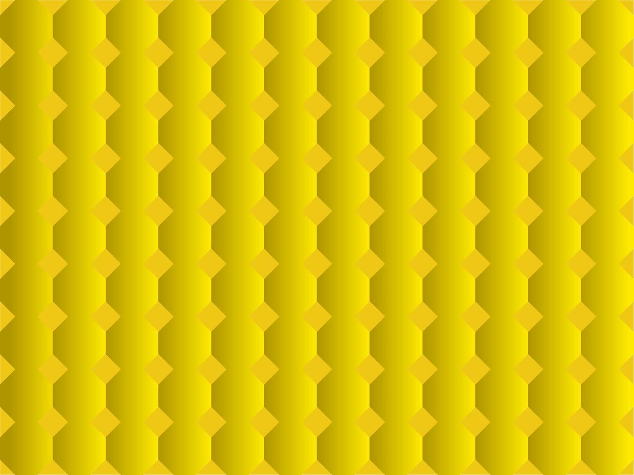Yellow octagonal background pattern vector