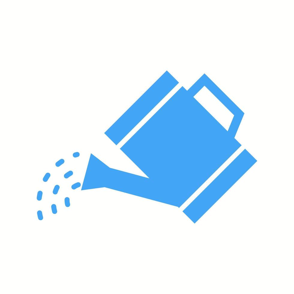 Beautiful Water Plants Glyph Vector Icon