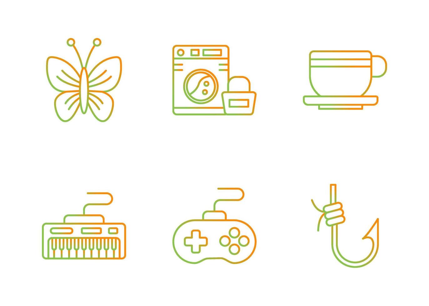 Free time Vector Icon Set