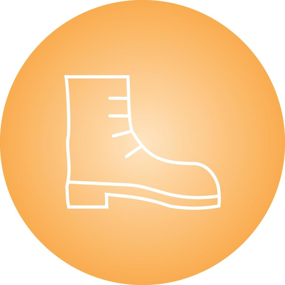 Beautiful Long boot Line Vector Icon