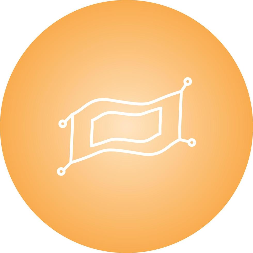Beautiful Magical Carpet  Line Vector Icon