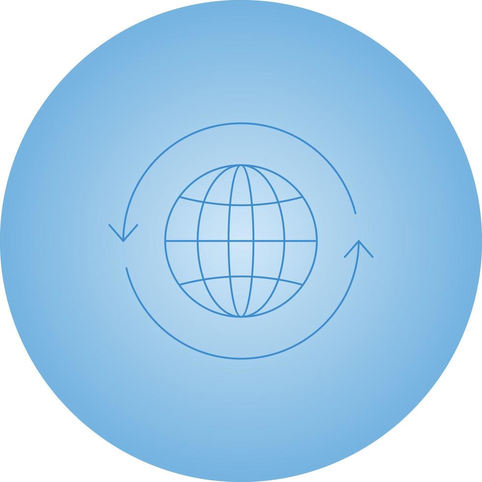 Beautiful World vector line icon