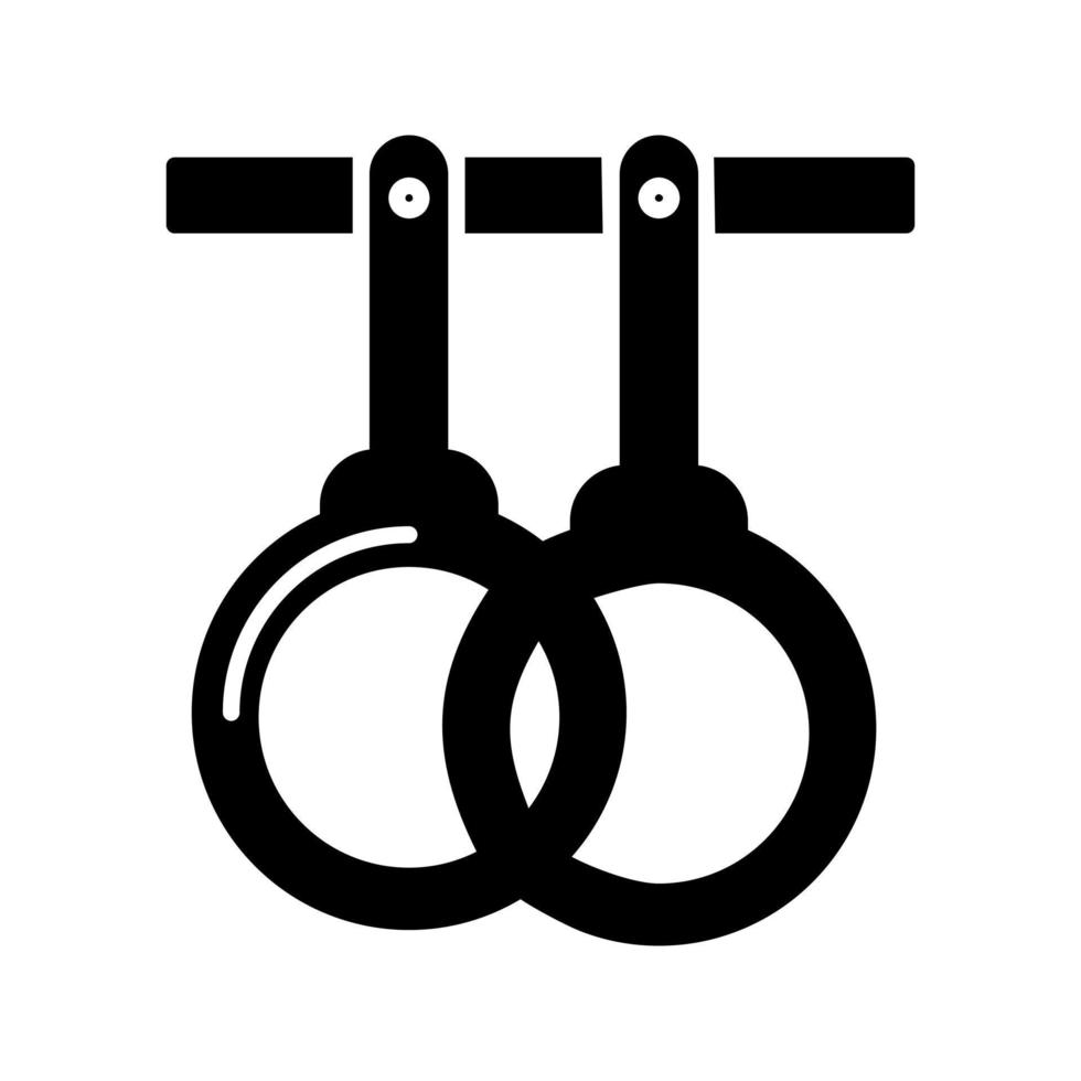Gym Rings Vector Icon
